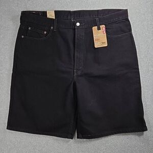 NWT Levis Denim Shorts Baggy Mens 100% Cotton 550 Relaxed Fit Jean Size 42 9"